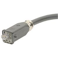 HARTING 33571110100002 ສາຍລະບົບ CBL ASY HYB4X2XAWG26 3X2.5MM2 OUTDR 10M