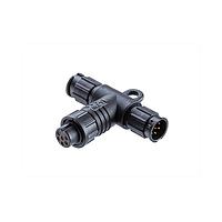 Amphenol LTW BA-070707-FMM-TL001 ຕົວເຊື່ອມມິດຕຣິກຮູບວົງມົນ Ceres, T Adaptor, ພລາສຕິກ, 5A, 07 ແພັນ, 2 ຈຸດລັອກ, (ສິ້ນ 1) ຜູ້ຍິງ ຜູ້ຍິງ, (ສິ້ນ 2) ຜູ້ຊາຍ ຜູ້ຊາຍ, (ສິ້ນ 3) ຜູ້ຊາຍ ຜູ້ຊາຍ, IP66
