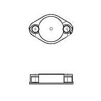 Aavid 8903VBG ປົກຄຸມການປ້ອງກັນສະຫນາມ, TO3, UL 94 V-0 UL 492 ປະເພດ 1, ເທີໂມພລາດິກ ໂພລິເສຕເຕີ