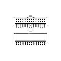 AMP Connectors - TE Connectivity 1-1888292-3 ຕໍ່ຕໍ່ FFC & FPC FPH-2002G=FLXPAC HDR P 20 RA LF