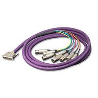 Switchcraft DB25M10DB25M ສາຍເຊື່ອມຕໍ່ Breakout Cable DB25 ເປັນ DB25 10ft