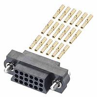 Harwin M83-LFD1F2N18-0000-000 ຮູງຮັບ Receptacle Housing 3R 18P F L/BORE CRIMP 22AWG W/JS