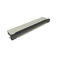Amphenol FCI 62684-401100ALF ບອດເມາຍຕໍ່ 0.50mm Flex Connector, OPU Series, 40 Position, ທາງເຂົ້າດ້ານ, ການຕິດຕໍ່ດ້ານລຸ່ມ, ການຕິດຕັ້ງພື້ນຜິວ, ZIF