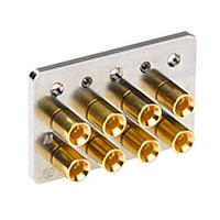 Molex 73358-1300 ຕູ້ຕໍ່ສອງຫຼາຍພອດ VITA 67.2 8 PORT MOD MID-PLANE,SMPM PLG