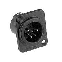 Amphenol Audio AC6AMDZB ຕົວເຊື່ອມຕໍ່ 6P ຕິດຕັ້ງແບບ Flange Pin