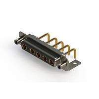 EDAC 630-5W5-650-1T6 ຕູ້ຕິດຕໍ່ D-Sub ປະສົມມຸມຂວາ ຕູ້ຕິດຕໍ່ພະລັງງານ Combo D-Sub