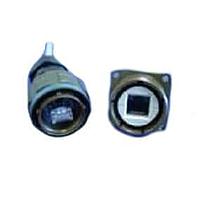 Amphenol Socapex RJFTV2PEM2G05100BTX ເຄື່ອງສາຍ Ethernet / ເຄື່ອງສາຍເຄືອກຂ່າຍ THRD SQ FLANGE REC BACKSHELL GRN .5M