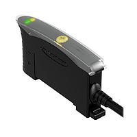 Banner Engineering D10AFPG ເຄື່ອງຈັບສັນຍາເສັ້ນແສງ Fiber Optic Sensors D10 AFPG 2 m CABLE 4 WIRE GREEN