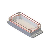 Serpac RBF63P06B10B ກົງກັບ NEMA/IP RB63 ດ້ານບູດສີດຳ ດ້ານລຸ່ມສີດຳ