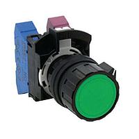 IDEC HW1R-2DP20G ການປະຊຸມຕິດຕໍ່ 22mm ປຸ່ມກົດເລືອກ ສີຂຽວ