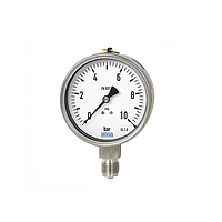 Wika 232.50 Pressure Gauges (16 kg/cm2,dial 63,lowermount)