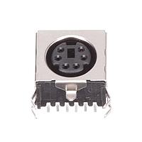 Kycon KMDTX-SMT-6S-BSC Connectors 6P R/A SMT F/SHLD HT CRIMP S/T GOLD PLT