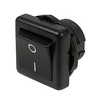 Shin Chin R13-136A-05-BB2 ສະຫນັບສະຫນູນ Rocker SPST ປິດ-ເປີດ ສີດຳ