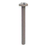 Essentra Components 010632CD125 ການປະສົມສະກຸນສະກຸນເຄື່ອງຈັກ, #6-32 ການດັບກະດູກ, 1 1/4 ຍາວ