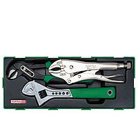 TOPTUL GTA0315 3PCS ປັບ Wrench &amp; Pilers Set (3 chi tiết)