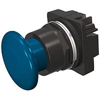 SIEMENS 52BM9W5 ປຸ່ມກົດຮູບເຫຼືອງນ້ອຍ, MOM, ສີຟ້າ, 1 3/4" ພລາສຕິກ, 2POS