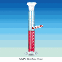 SciLab SL.Cyl2008 ຖ້ວມຊິນເດີ, ຜະສົມ, ລະດັບ A, ມີກັບຢຸດ PE, 1,000 / 10.0㎖, ຄວາມແມ່ນຢູ່ ±5.0㎖ , 45/40