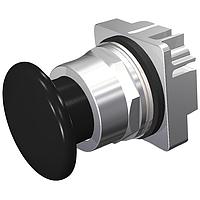 SIEMENS 52PP2W1 ປຸ່ມກົດຮູບເຫຼືອງ, MTD, ສີດຳ, 1 3/4" ພິເສດ, 2 ຕຳແໜ່ງ