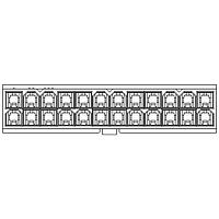 AMP Connectors - TE Connectivity 1-2029028-4 ກອງສາຍໄຟ 14P PLUG FREE HANG UL-94-V0 BLK