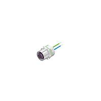 Amphenol CONEC 43-01042 ປຸ່ມສາຍ M12 ຍິງ B-CD 4 PROFIBUS DP-F SKT ມີສາຍ ຕິດຕັ້ງດ້ານໜ້າ