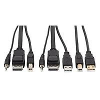 Tripp Lite P783-010-U ສາຍຄອມພິວເຕີ DP KVM CBL KIT, USB/AUD, 10FT