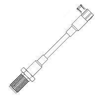 Molex 89761-6770 ການປະກອບສາຍ RF MCX RA PLG/SMA BHJK 6"CBL ASSY RG316