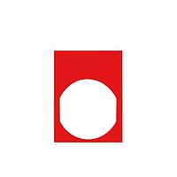 SCHNEIDER ZBY44101 Legend ENGRAVABLE LEGEND 30x40 ແດງ