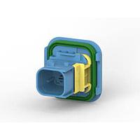 AMP Connectors - TE Connectivity 4-1703808-1 ກອງປົກຄຸມ 4POS, TAB 2.8X0.8, TAB HSG, ASSY, CODD