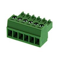 Molex 39500-5006 ປລັກ 3.5MM ຢູໂຣປ ປລັກ RA G URO PLUG RA GRN 6CKT