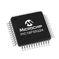Microchip Technology PIC18F55Q24-E/PT ມາຄຣອຄຄອນໂຕເລີ 32KB Flash, 2KB RAM, 512bytes EEPROM, MVIO, 10b ADC2, 8b DAC, ACP, Comp, PWM,