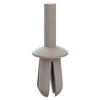 Essentra Components 61PR100500 ປຸດກັບການກົດ Push-In Rivet, ຮູ Hole .226, ຄວາມຫນາ Panel .125-.312