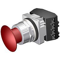 SIEMENS 52PP2A2B Push-Pull OPER,PUSH-PULL,2POS,MTD,RED MTL,2NO-2NC