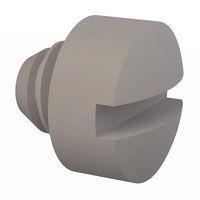 Essentra Components 010632F009 ກຸ່ມສູດສະກຣູວຽກເຄື່ອງ, ສະກຣູວຽກປະເພດ Fillister Slotted, #6-32 ການດັບກະດູກ, 3/32 ຍາວ