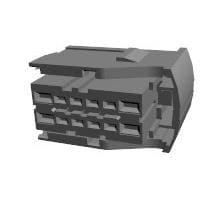 AMP Connectors - TE Connectivity 284853-2 ກອງປະກອບ 12 ຕຳແໜ່ງ ຕົວເຊື່ອມຕໍ່ຜູ້ຍິງ ASS'Y