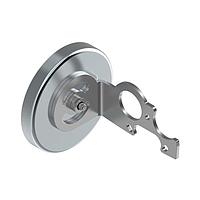 Banner Engineering SMBIVURAR-M ຂາຍອຸປະກອນສະໜອງສະຫນາມ Sensor: ຕາມຕ້ອງການສໍາລັບ iVu Sensor TG; ຂາຍອຸປະກອນຕິດຕັ້ງມຸມຂວາມຸມຂວາ; ເຫຼັ້ມເຫຼືອງສ່ວນປະກອບລວມອຸປະກອນ; ຖານແມ່ແຫຼງຫຼັກ; ອຸປະກອນຕິດຕັ້ງ 1/4-20