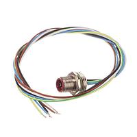 Amphenol CONEC 43-01025 ຕົວເຊື່ອມຕໍ່ MALE-HGH TEMP RES SKT W/WIRES FRNT MNT