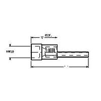 Molex 19212-0001 ຖ້ວຍສາຍສີເຫຼືອງ WIRE PIN YELLOW 10-12 AWG