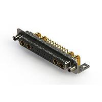 EDAC 630-21W4640-3NE ຕູ້ຕິດຕໍ່ D-Sub ປະສົມມຸມຂວາ ຕູ້ຕິດຕໍ່ພະລັງງານ Combo D-Sub