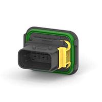 AMP Connectors - TE Connectivity 1-1564520-1 ທາບ ເຮາຊິ້ງ 12POS, TAB 1.6X0.6, TAB HSG, ASSY