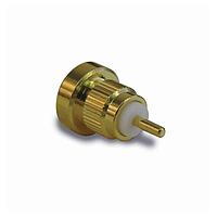 Amphenol RF 252124 ຕົວເຊື່ອມ MCX BULKHEAD RECPT PRESS FIT ທອງ