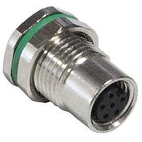 Bulgin PXMBNI08FPF06AFLM11001 Straight M8 A-coding 6 Pins Female Panel Mou