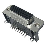 Kycon K66X-A26S-N ຂໍ້ມູນສູງ D-Sub Connectors .350 26P SOCKET R/A BOARD LOCK