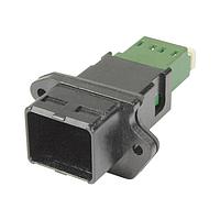 HARTING 09574420502001 ຕົວເຊື່ອມເສັ້ນແອບຕິກ PP LC 2x M2.5 ຮູ່ຮ້ອງ recep. MM, 1.1 ການປິດຜ່ານ