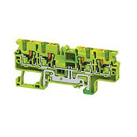 Altech CPG4/4 ບລັອກຂໍ້ຕໍ່ດິນ DIN Term Blk Push-In, Grnd, 4Conn