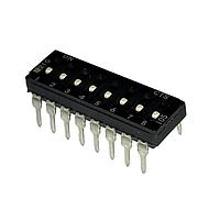 CTS Electronic Components 210-8LPSF ສະຫນັບ DIP ຜ່ານຮູ, DIP SWITCH ກະທົບທາງທາງທາງ, 8-ຂາ, ຕົວກະທົບຮູບແບບຕ່ຳ, ການປິດທາງລຸ່ມ, ອອບ, ຊຸດທີບ