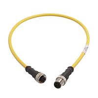 HARTING 21350102517005 ເສັ້ນສາຍອ່ານຄ່າ / ເສັ້ນສາຍກະທົບ M12 A-code 5-pin ຊາຍຊັດເຈນຊາຍຊັດຍິ່ງ, 0.5m, ປີວີຊີສີເຫຼືອງ