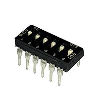 CTS Electronic Components 210-6MS ສະຫນາມສະລັບ DIP 6 ສ່ວນສະລັບ SPST