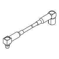 Molex 73419-2430 ການປະກອບສາຍ RF CA, MMCX RA P/MMCX RA J, RG178, 50 OHM