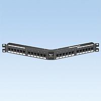 Panduit DPA246X88TGY ແຜ່ນຕິດສາຍ Patch Panels Punchdown Patch Panel Cat6A Angled 2