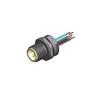 Amphenol CONEC 43-01051 ຕູ້ຕໍ່ສາຍ MALE SOCKET M12X1 W/WIRES FRNT MNT FB